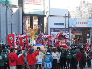 宝恵駕行列写真
